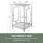 Sapienza Metal Frames End Table with Shelves-165490099