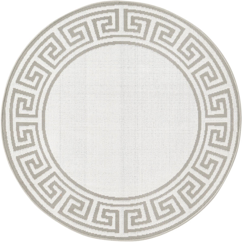 Amil Indoor / Outdoor Rug, Round 4'