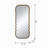 31.4X1.4X74" Oversized Wooden Floor Mirror