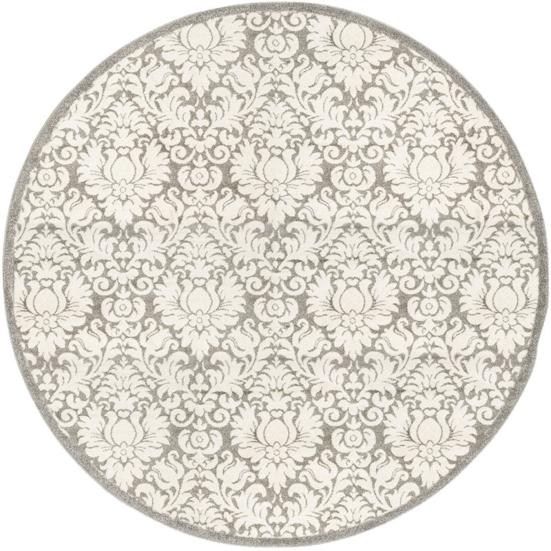 Tapis floral Carman Performance, Rond 9 pi
