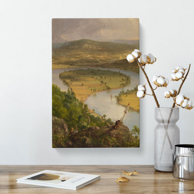 The Oxbow Met by Thomas Cole - Wrapped Canvas Print