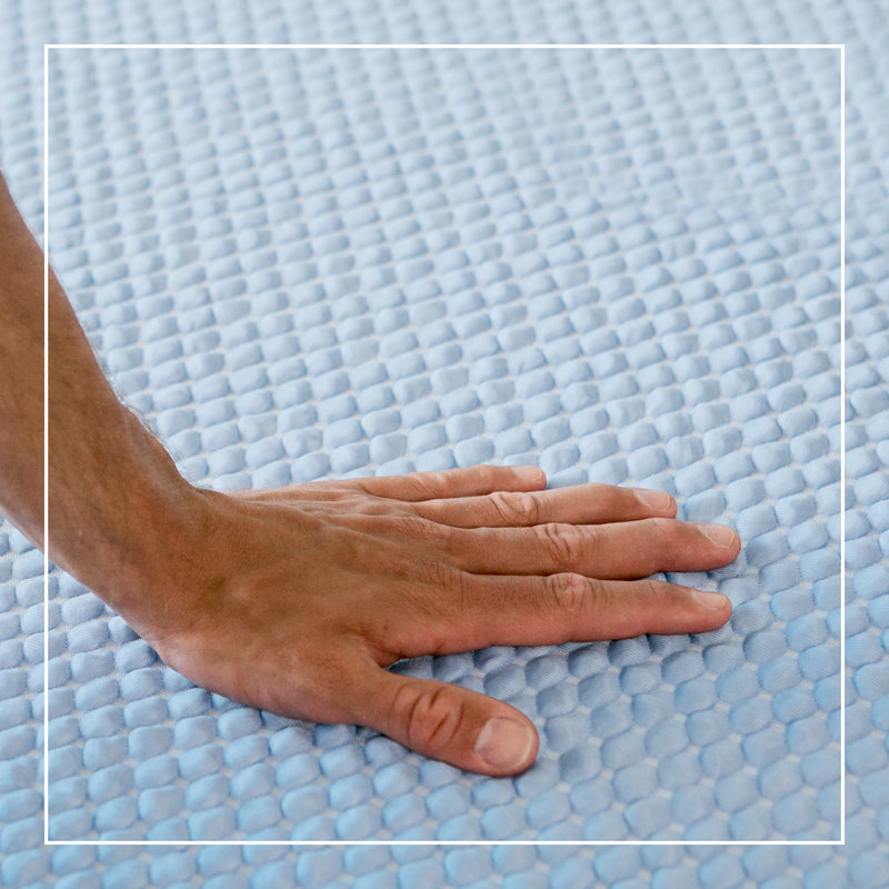 Aere Crystal Blue Cooling Waterproof Queen Mattress Protector