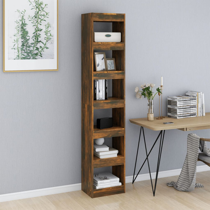 Book Cabinet Room Divider Display Book Rack Bookshelf Engineered Wood