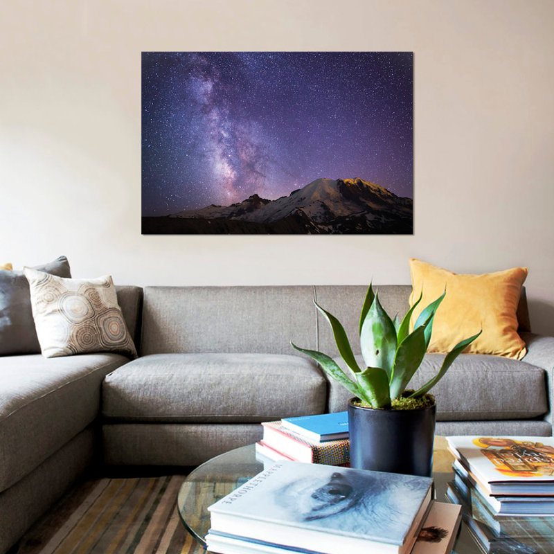 «Milky Way» par Gary Luhm - Estampe numérique sur toile tendue avec châssis, H 18 po x l 26 po x P 1,5 po, Toile tendue