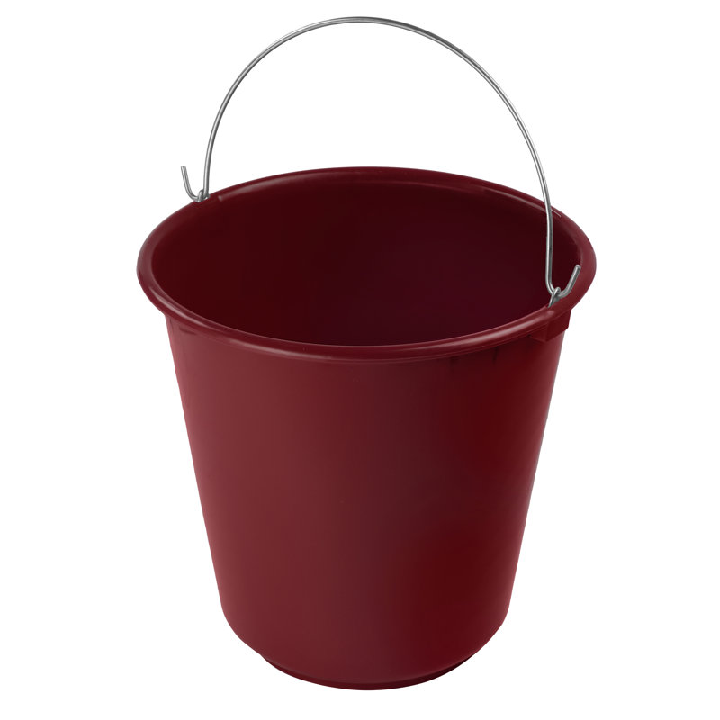 Ensemble de seaux en plastique Arlmont & Co., 1, Rouge