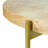 Debrah Modern Burl Wood Handcrafted Coffee Table