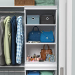 Modular Storage 21.38" W Shelving Unit with 3 Shelves