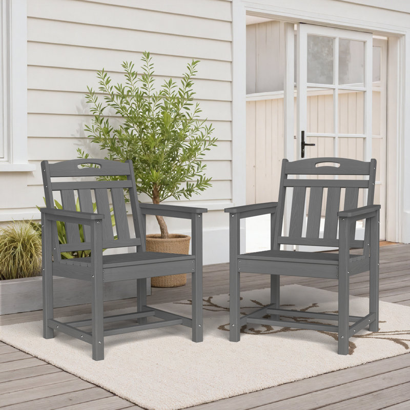 Chaises de patio pour l'extérieur, Gris
