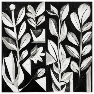 Édredon noir et blanc