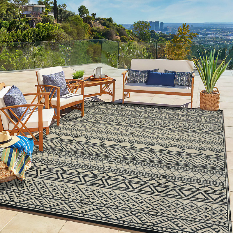 Tapis rectangulaire Hospers avec envers antidérapant, Rectangulaire 9 pi x 13 pi