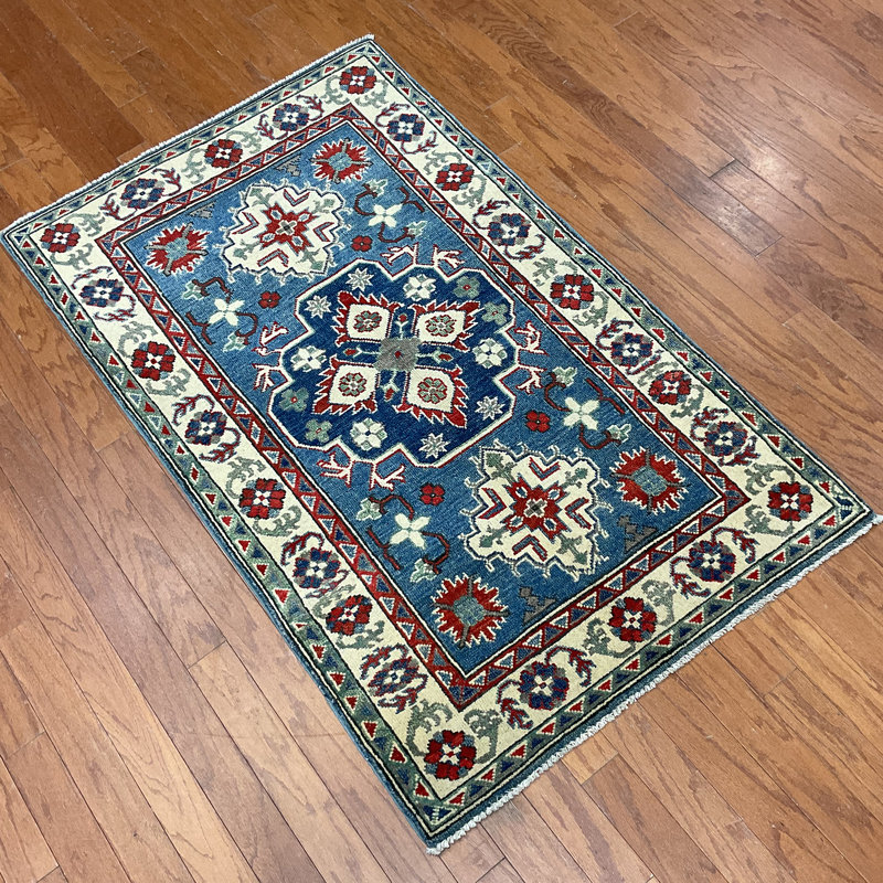  Tapis en laine fait à la main Kazak