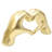 Love Finger Gesture Statue Modern Art Sculpture-735519407