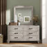 Commode 6 tiroirs avec miroir Eckhoff