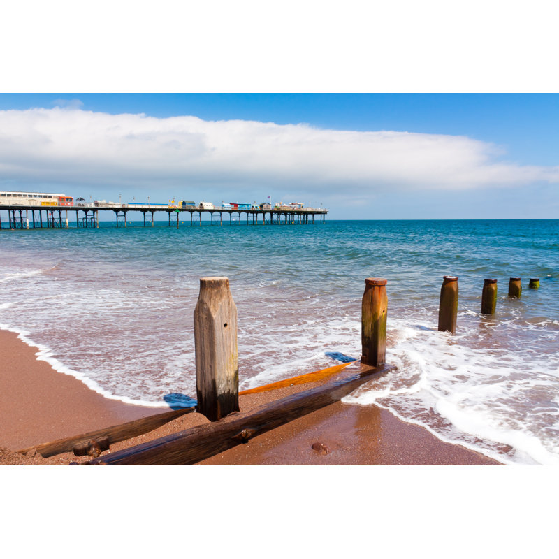 Teignmouth by Ianwool - Wrapped Canvas Print, 30cm H x 46cm W