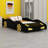 Race Car-Shaped Platform Bed With Wheels And Storage-45697545-45697550