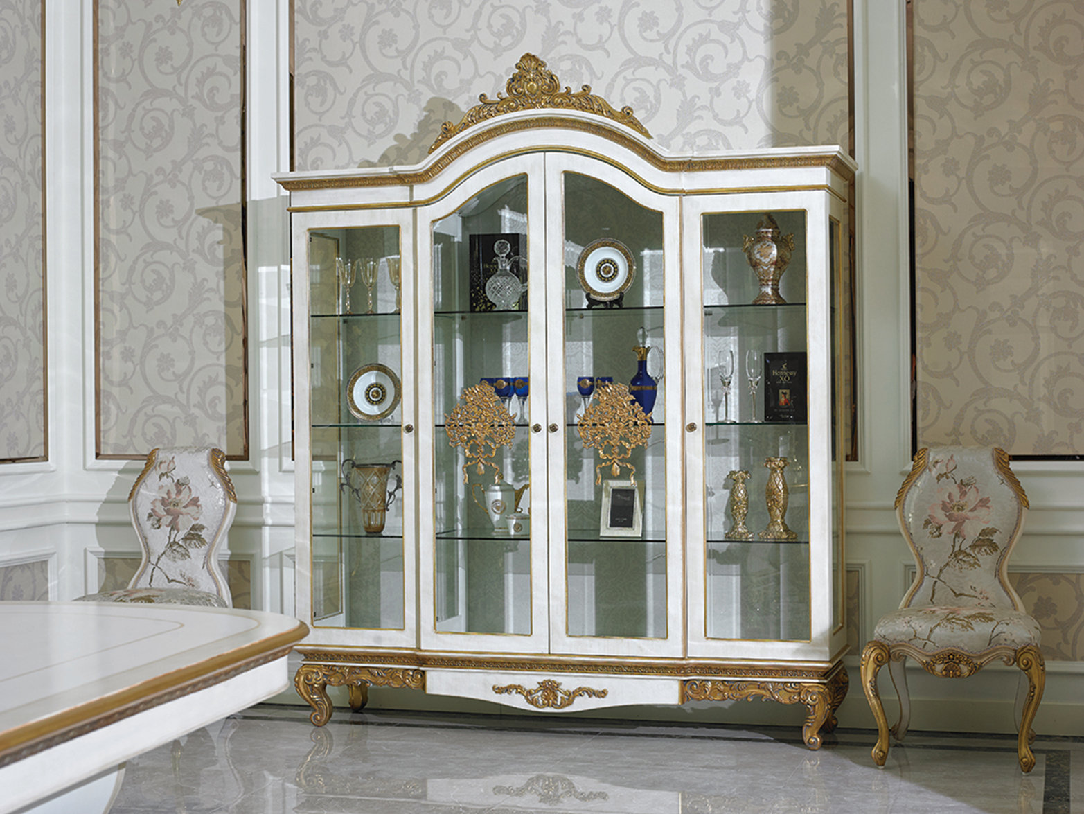 Infinity Furniture Import Lighted China Cabinet | Wayfair