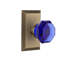 Studio Plate with Waldorf Cobalt Door Knob-1121769720