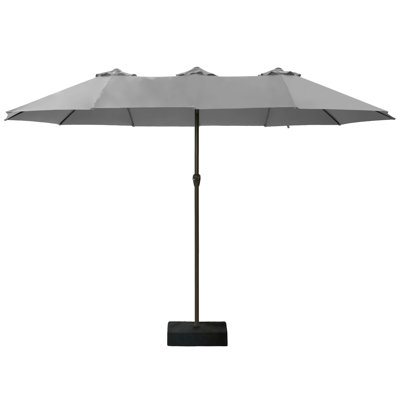 15X9Ft Rectangular Market Umbrella