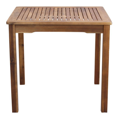 Extli Square Wood Outdoor Dining Table , 80cm cm W 80cm cm D