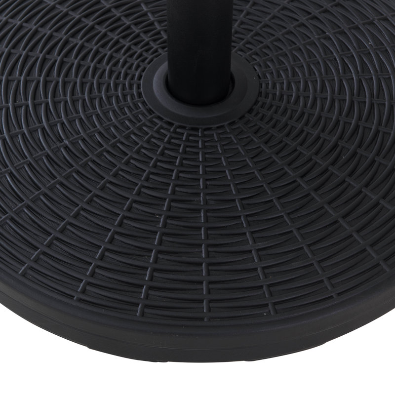 Base de parasol de patio noire 55 lb Lise