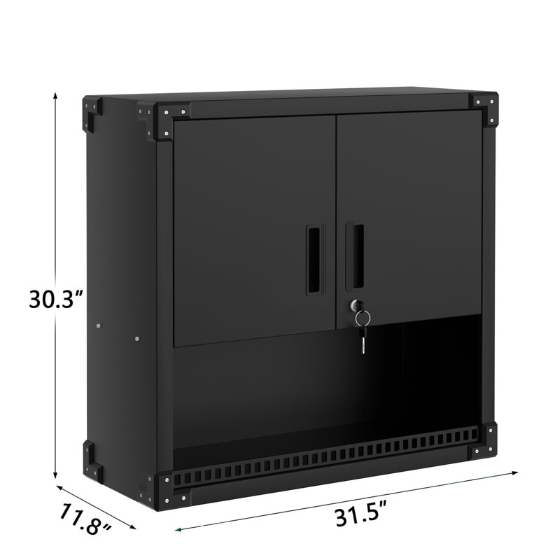 Armoire de rangement murale avec serrure Garage