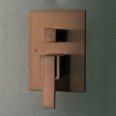 Rivera Oil Rubbed Bronze LED Shower Set – Wall Mount Luxury Rainfall System