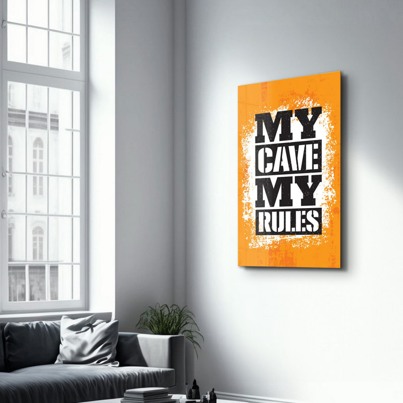 Élégante peinture murale en verre trempé de 13,8 po x 21,7 po | 100% verre trempé, épaisseur: 0,16 pouce | Imprimé UV pour des couleurs éclatantes | Parfait pour la décoration intérieure, le salon et les espaces de bureau