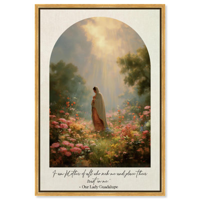 Place Their Trust Canvas Print Christian Wall Decor by Art Remedy, Gold Frame, 20 x 30