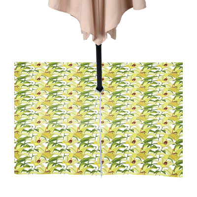 Citrus Tigerlily Water Repellent Tablecloth