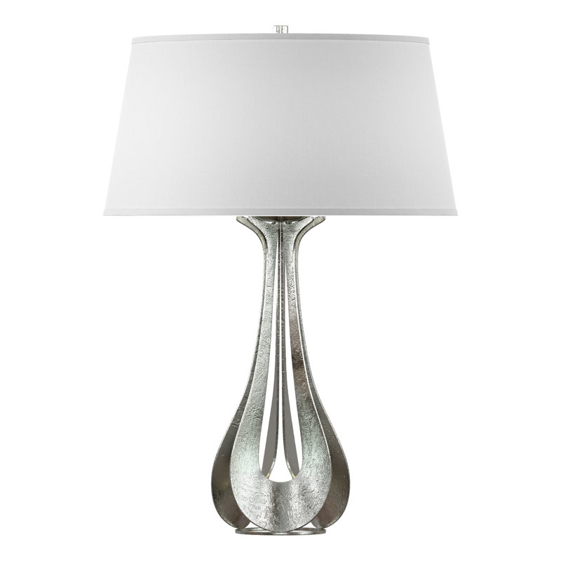 Lino 25.3" Table Lamp, Natural Anna, Sterling
