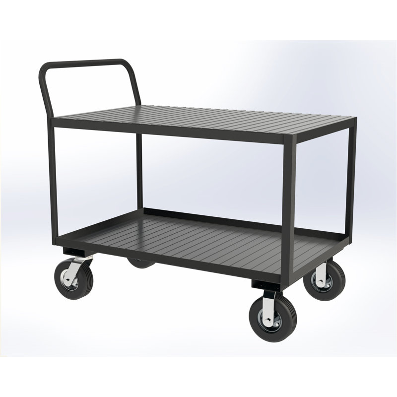 Chariot à instruments à profil bas, H 44 po x l 51 po x P 30,25 po