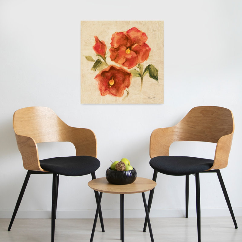 Fleurs tropicales lumineuses III, art hibiscus, H 24 po x l 24 po