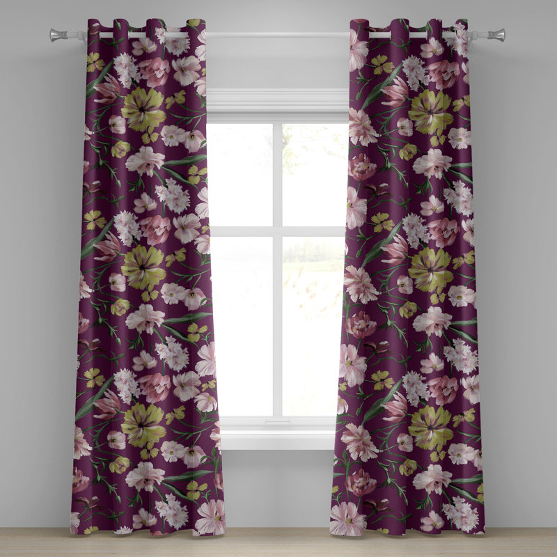 Latitude Run® Flowers, L 50 po x L 108 po