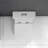 Compact One Piece Toilet, Dual Flush, Short Depth 23 Inch, White, For Small Bathrooms