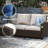 7 Piece Outdoor Rattan Sofa Seating Groups-108806113