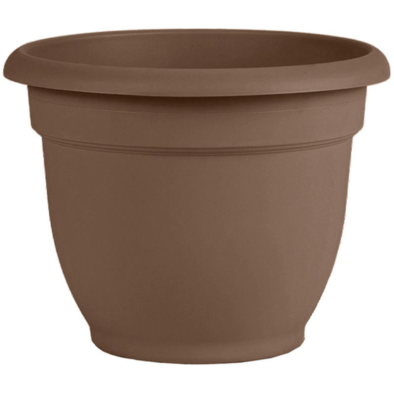 Pot à fleurs intérieur / extérieur Traditional, Terre cuite, H 17 po x l 21,5 po x P 21,5 po