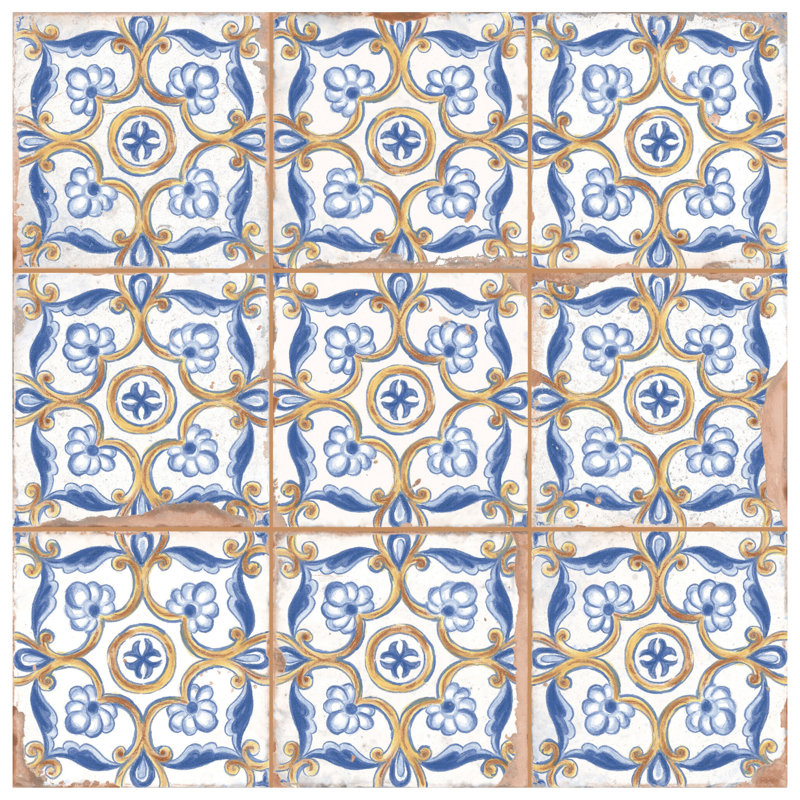 Kings Campania 13 In. X 13 In. Ceramic Floor And Wall Tile