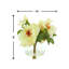 Centre de table pivoines dans un vase