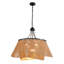 Lustre tambour 8 lumières à 2 niveaux