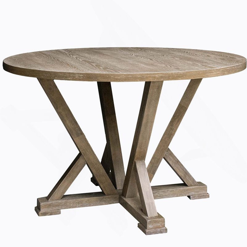 Table de salle à manger ronde Modern Farmhouse