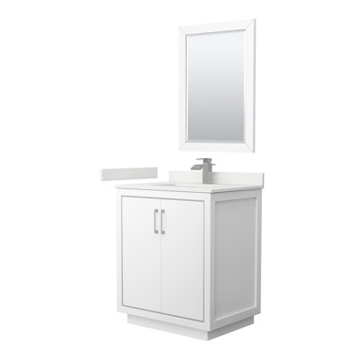 30'' Single Bathroom Vanity with Quartz Top