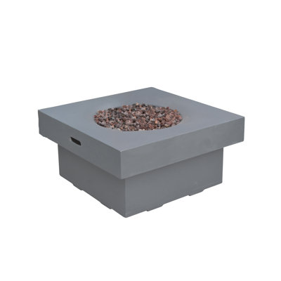 Aswith 34" Liquid Concrete Fire Table