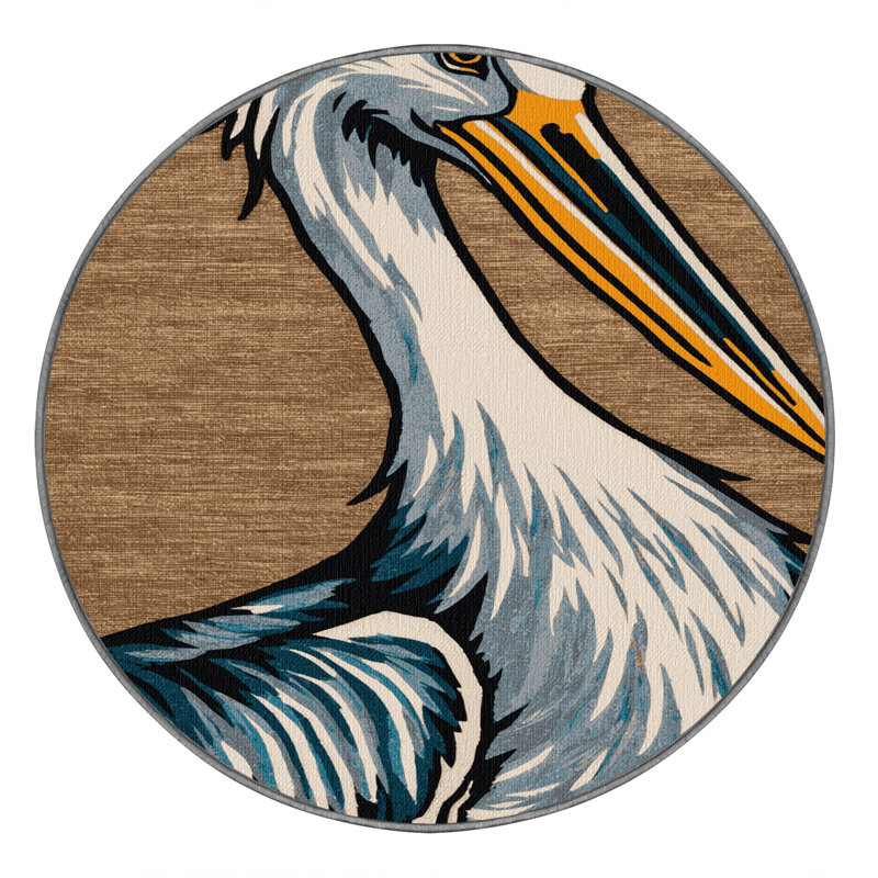Tapis lavable à chaussures Stork, Rond 6 pi