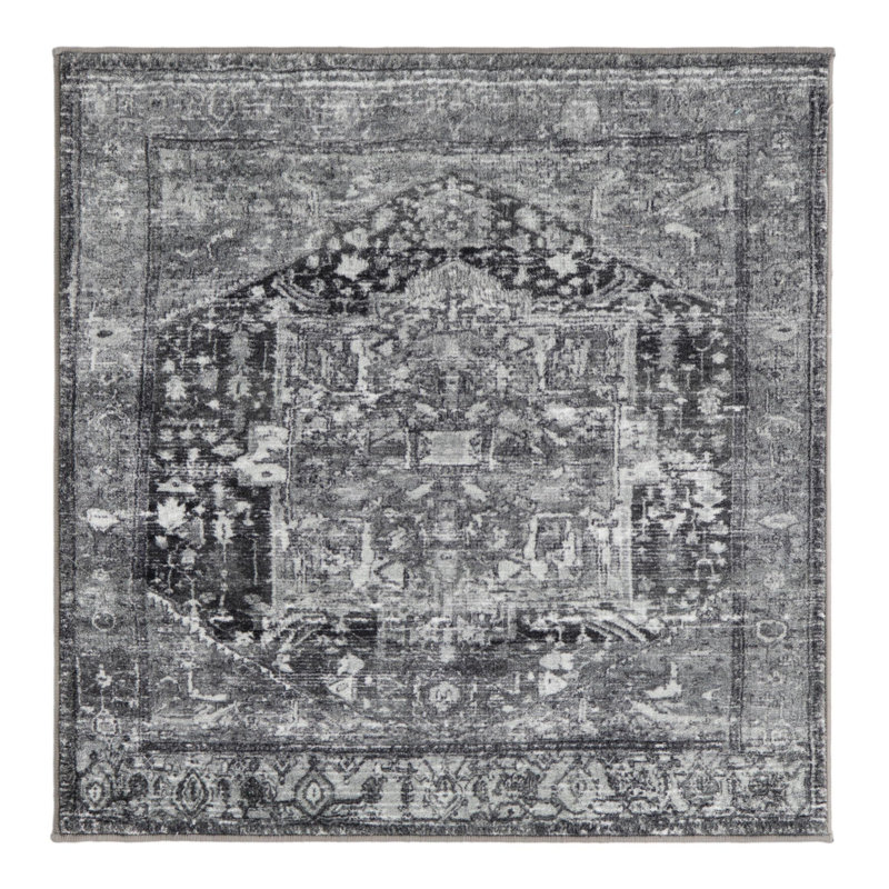 Tapis décoratif, Carré 3 pi 3 po