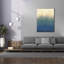  «Sea and Sky 2» par Chariklia Zarris, art mural sur toile, 40 po x 54 po
