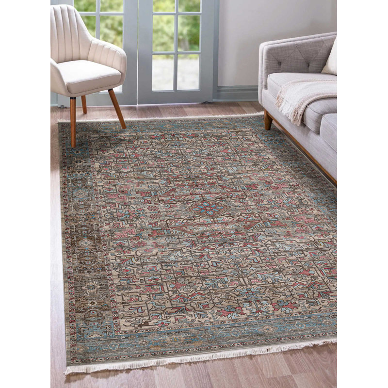 Tapis multicolore Karns, Rectangulaire 8 pi x 10 pi