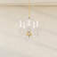 Sterling 5 - Light Glass Chandelier-74655129