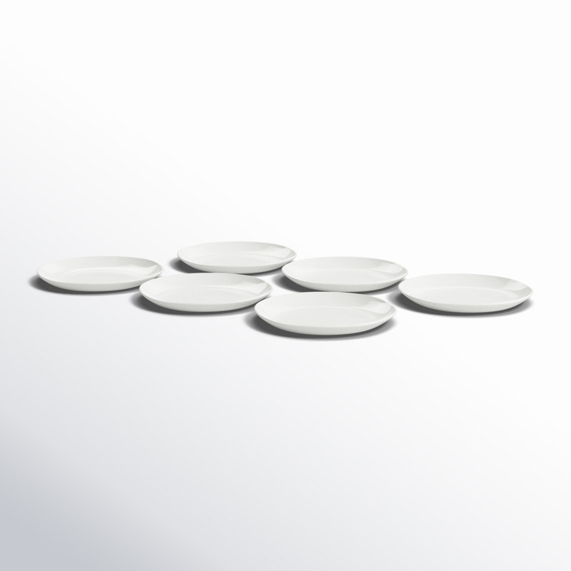 Sandia Melamine Salad Plate, White
