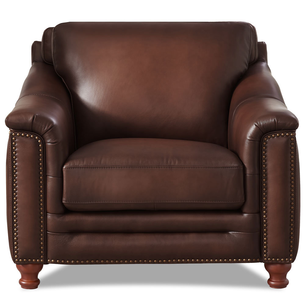 Belfast Top Grain Leather Chair HYDELINE Body 