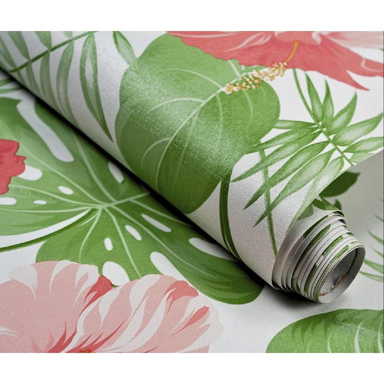 Red Barrel Studio® Self Adhesive Contact Paper Pre-pasted Decorative Peel &  Stick Floral Roll